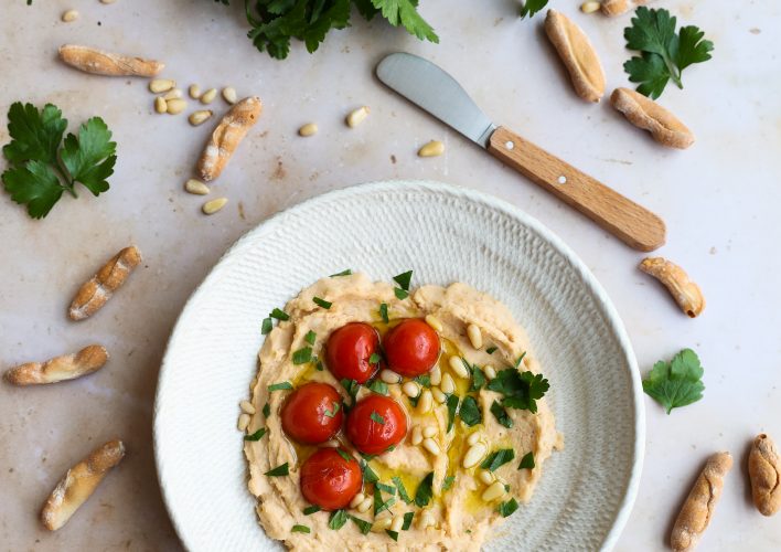 Hummus de alubias blancas