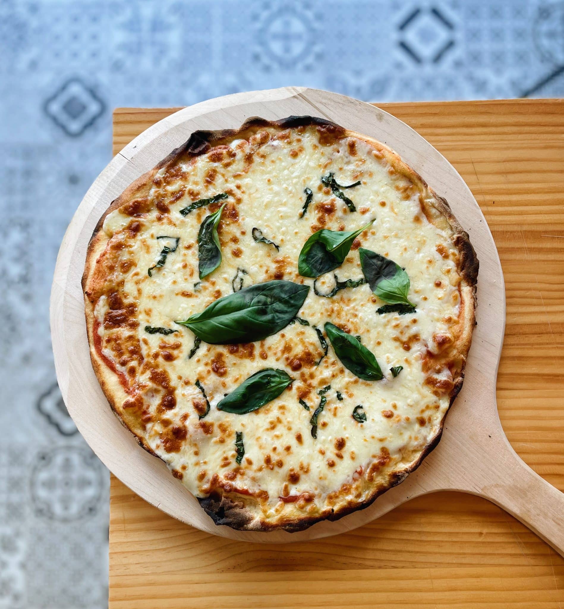 Pizza a la brasa