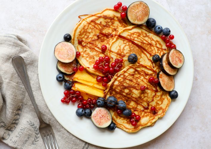 Tortitas de plátano veganas