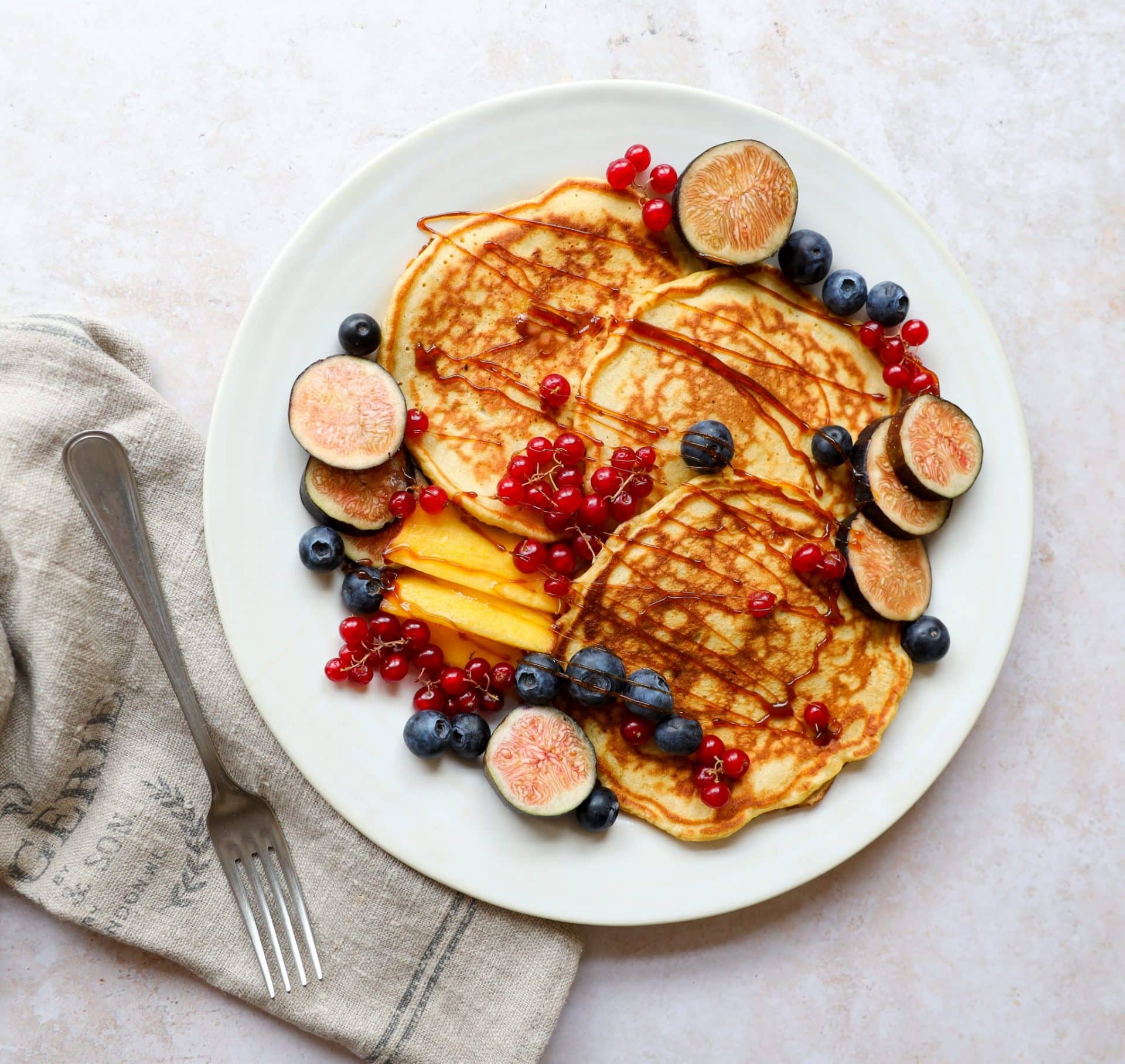 Tortitas de plátano veganas