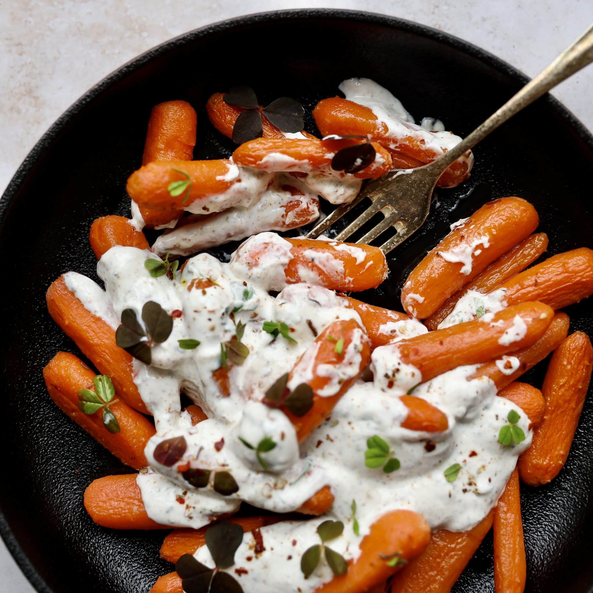 Zanahorias baby con zaatar
