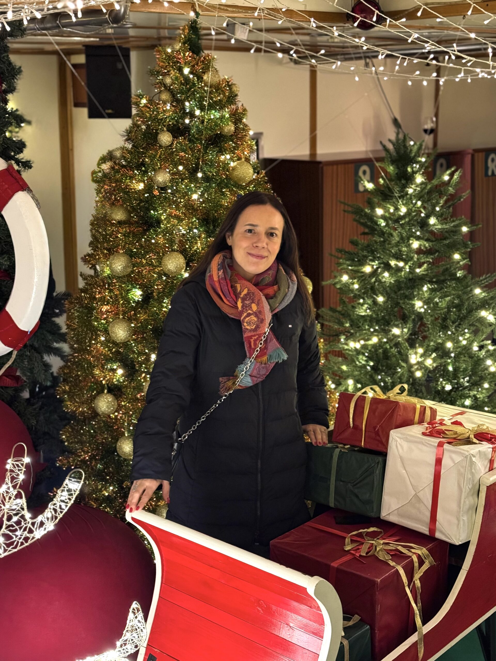 Barco do Nadal Mar de Ons